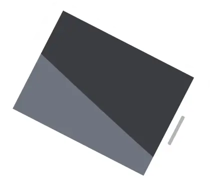 White Digital Tablet with Sleek Design