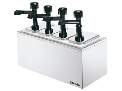 Stainless steel condiment dispenser