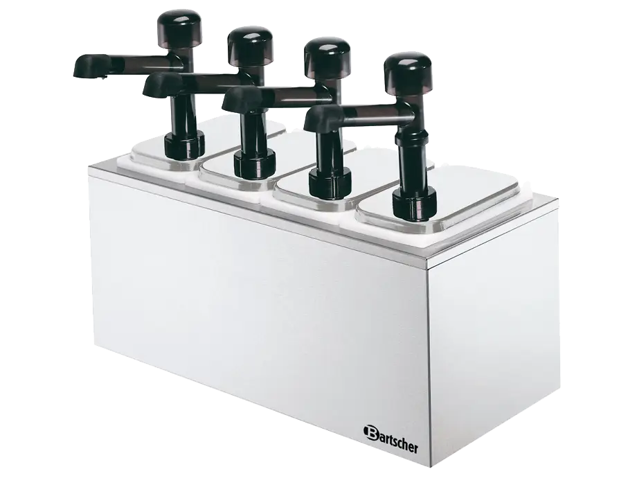 Stainless steel condiment dispenser