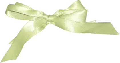 Light Green Ribbon Bow