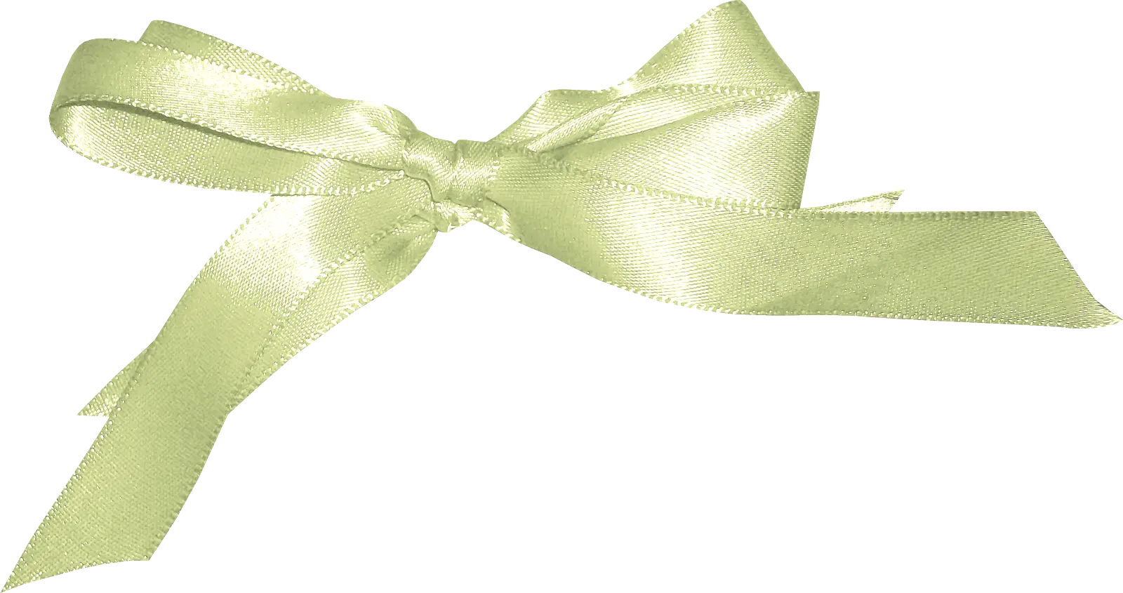 Light Green Ribbon Bow
