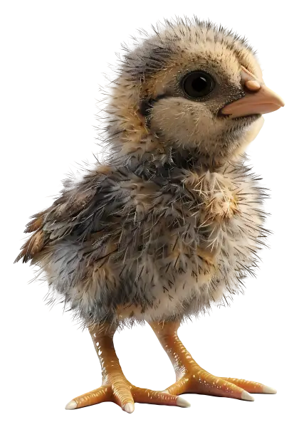 Cute Fluffy Chick