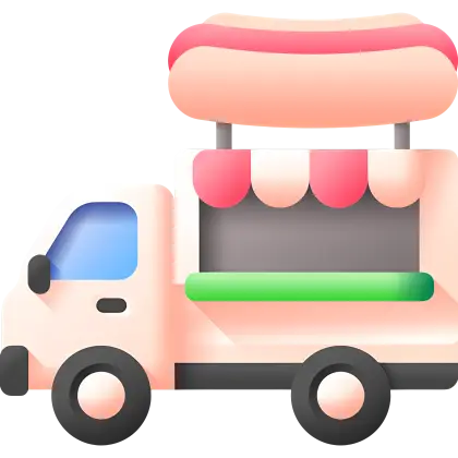 Cute Hot Dog Truck