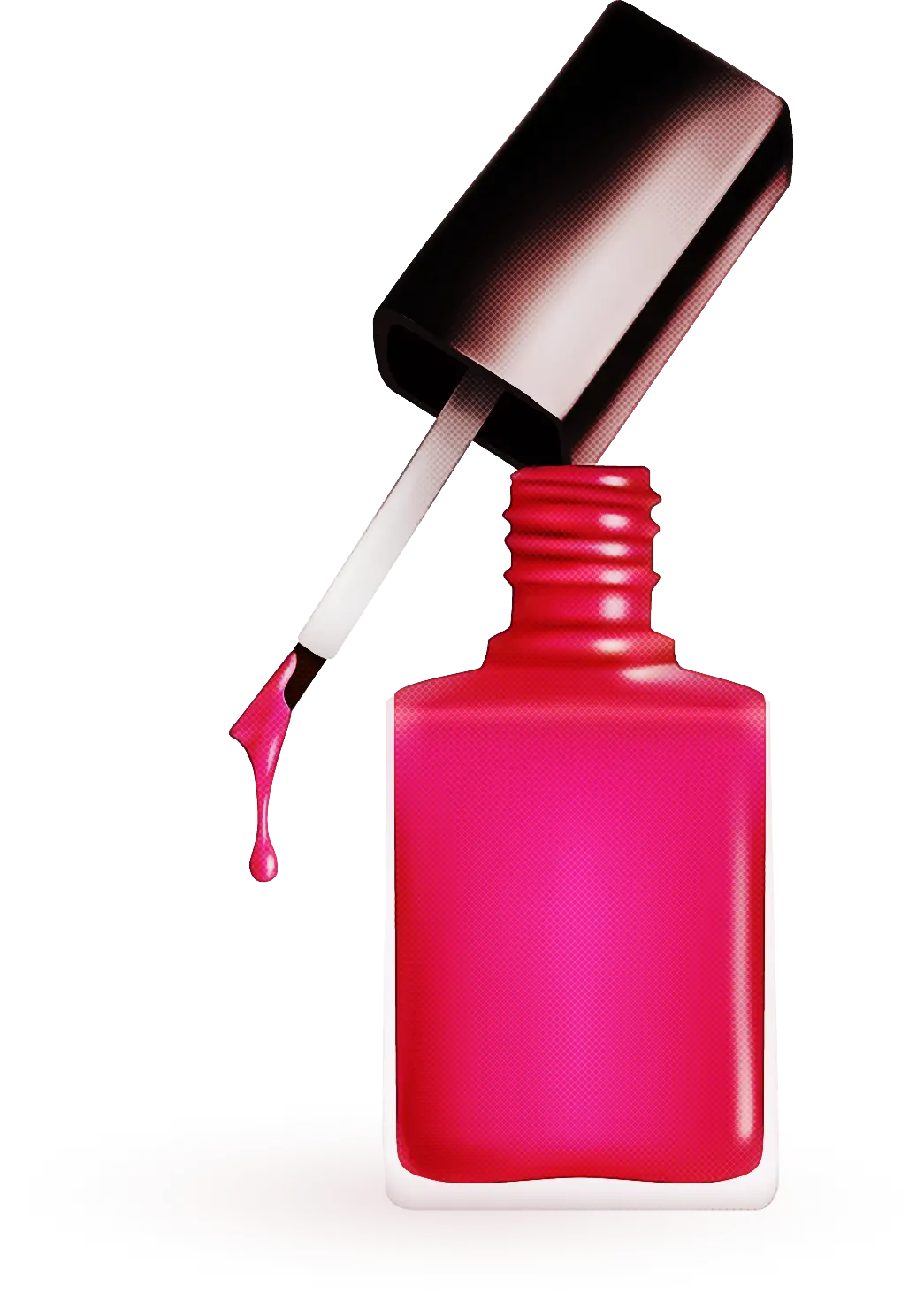 Pink Nail Polish Bottle