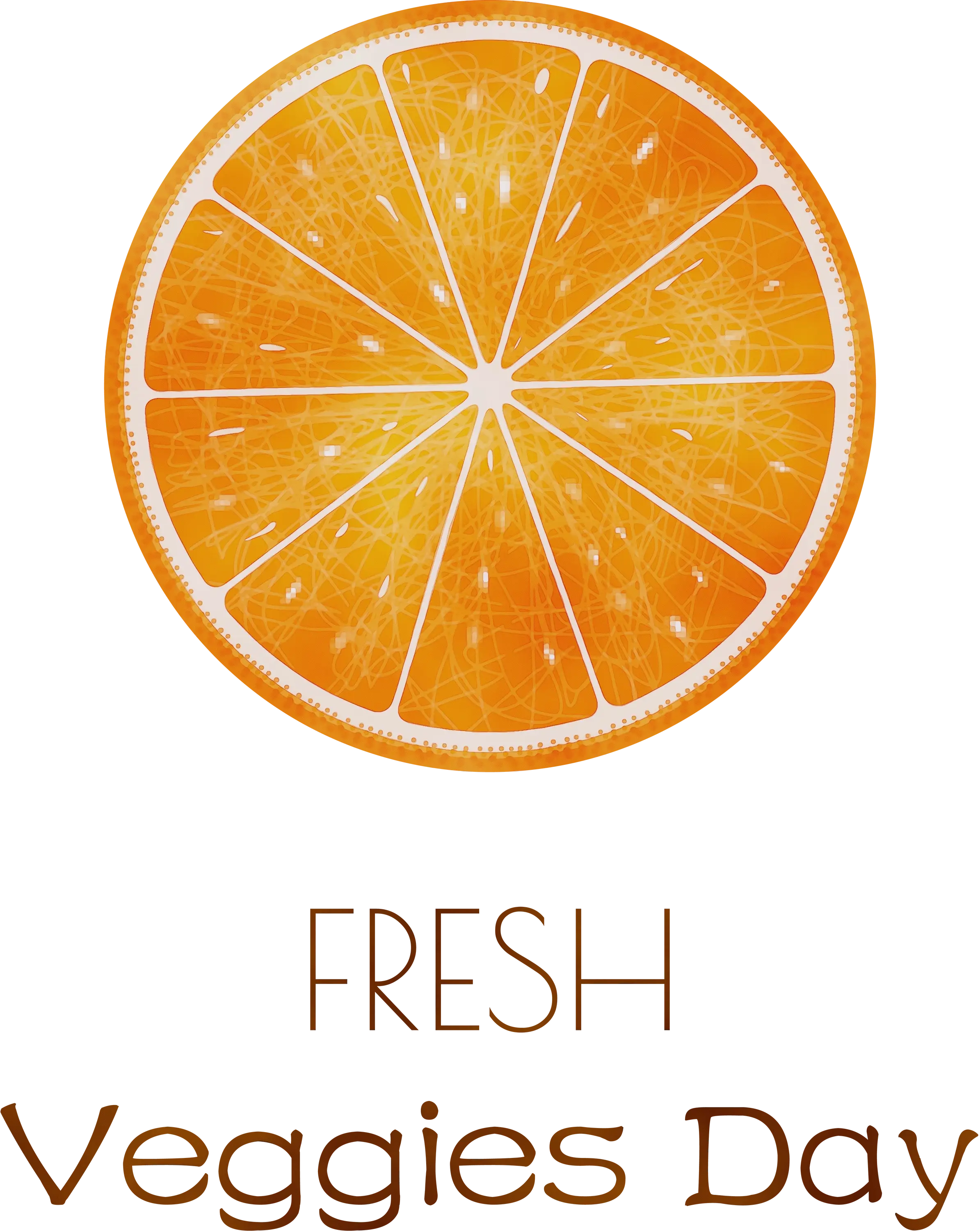 Orange Icon for Fresh Veggies Day