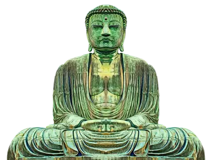 Buddha Statue Representing Meditation and Peace