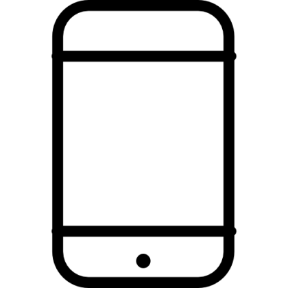 Smartphone Outline Icon Illustration