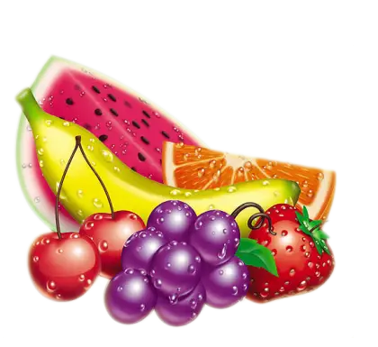 Colorful Assortment of Fresh Fruits