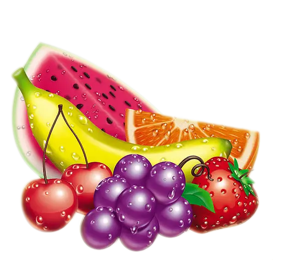 Colorful Assortment of Fresh Fruits