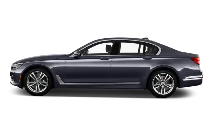Blue Luxury Sedan Car with Elegant Design