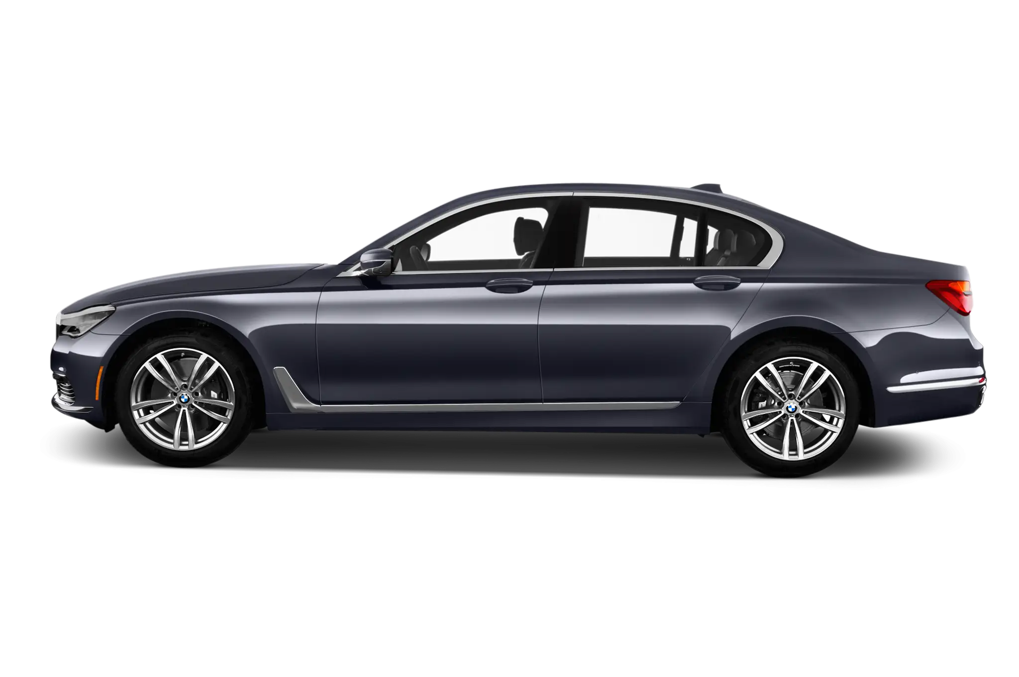 Blue Luxury Sedan Car with Elegant Design