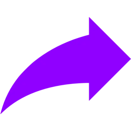 Purple Curved Right Arrow