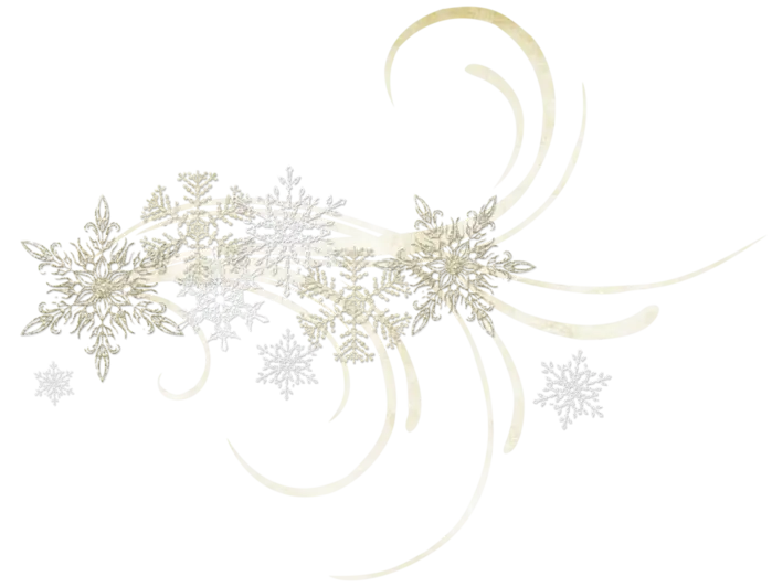 Golden Snowflake Winter Decoration