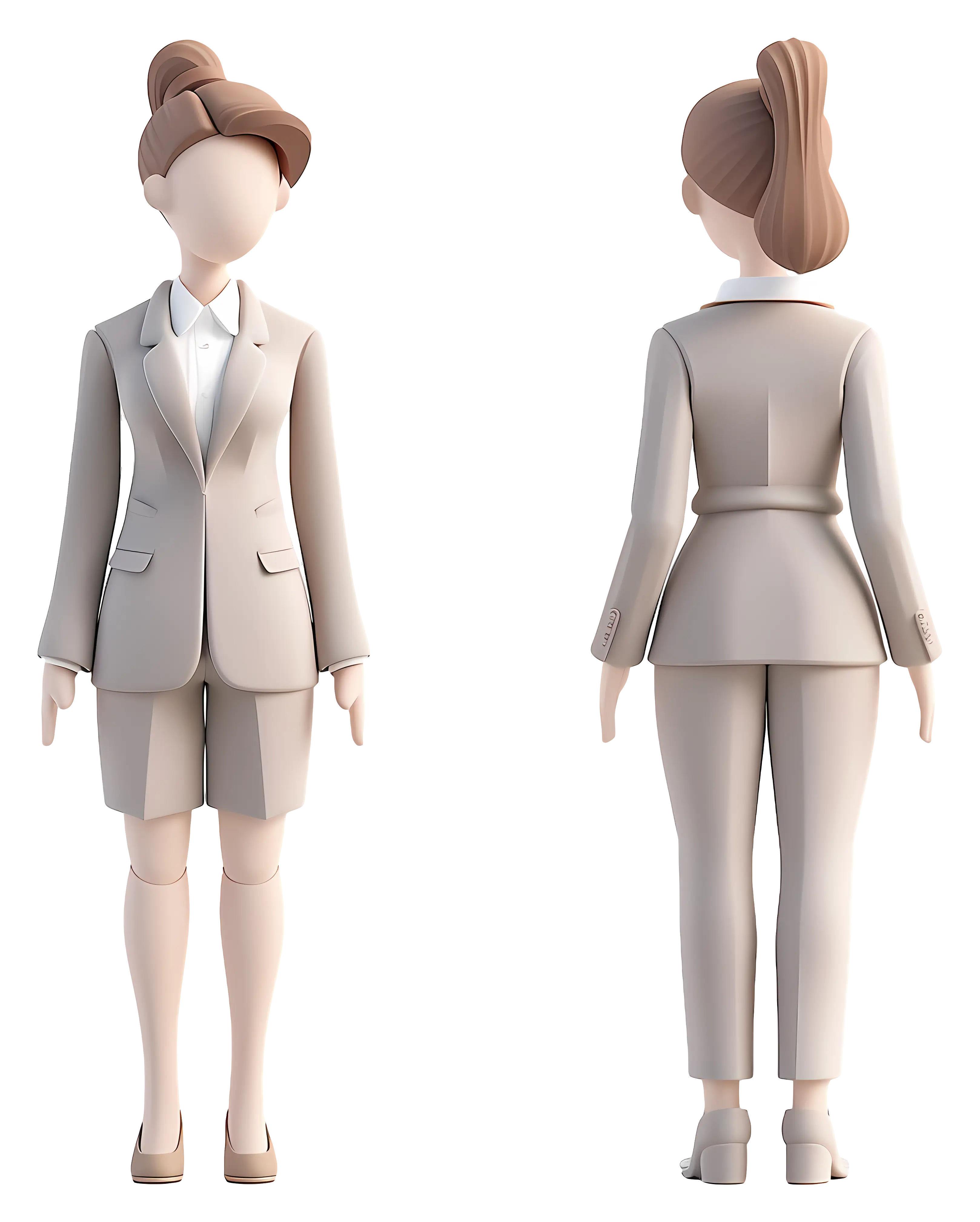 Businesswoman in Professional Suit