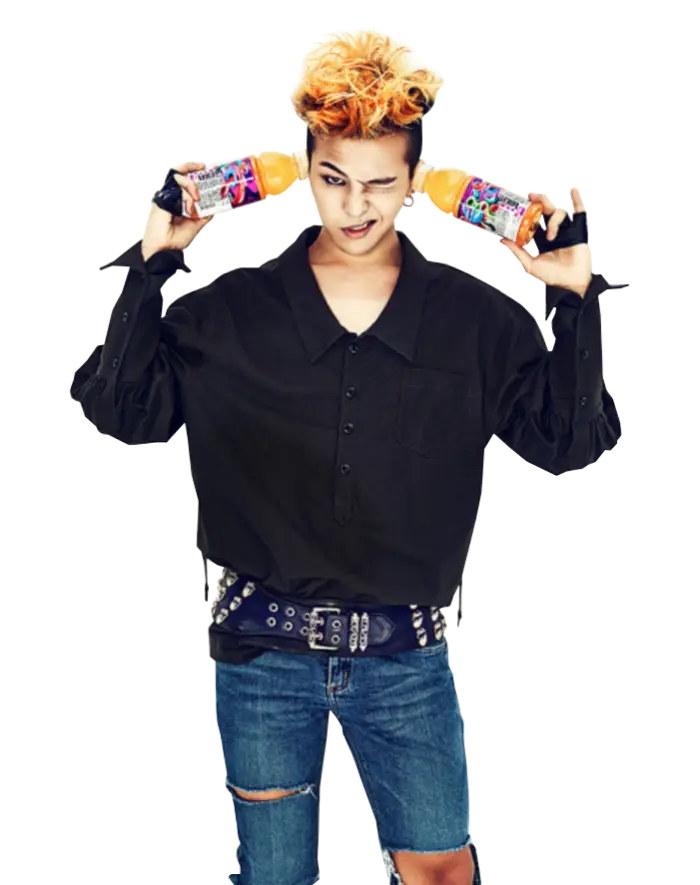 Person Holding Bottles in a Casual Pose