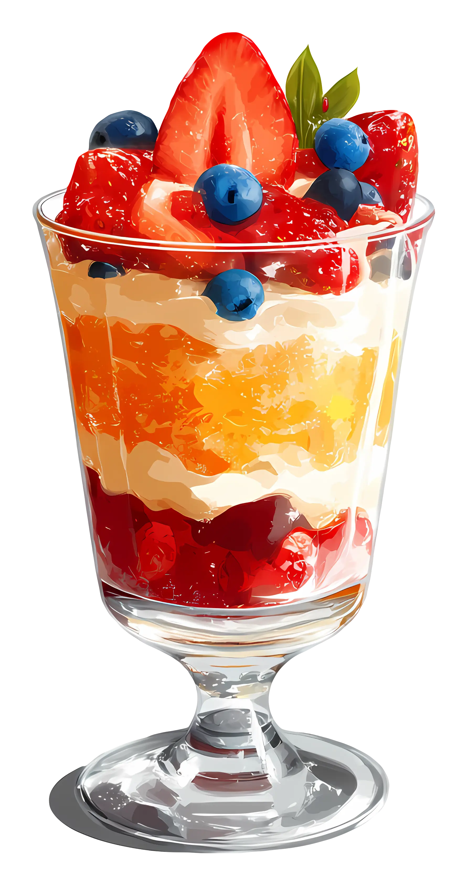 Fruit Parfait with Berries