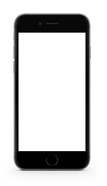 Black Smartphone Frame with Screen Template