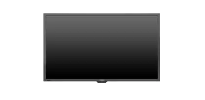 Sleek Black Flat Screen Television