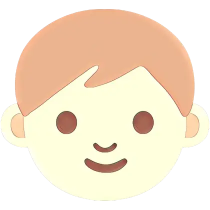 Smiling Child Face Icon