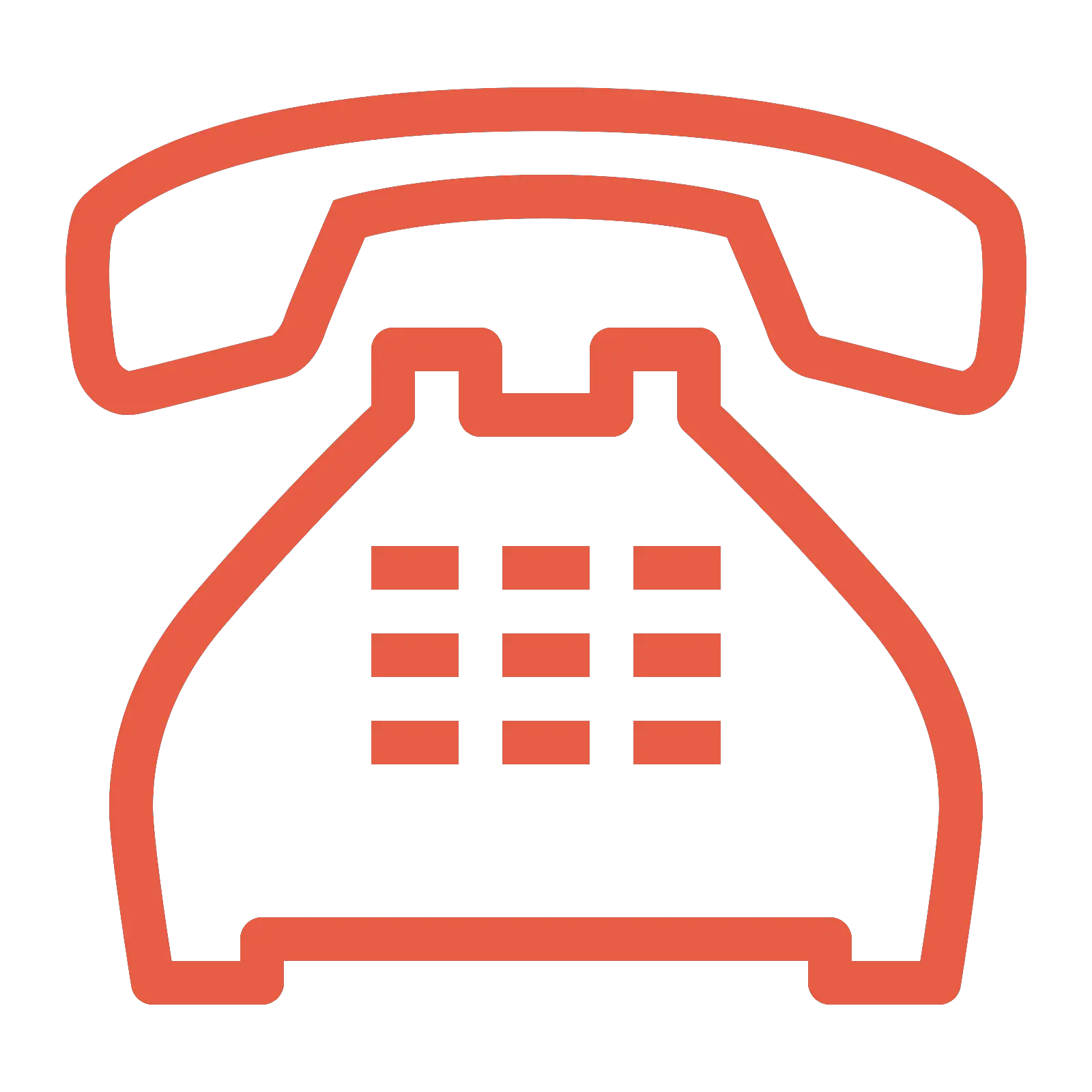 Retro Telephone Icon Design
