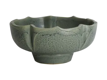 Ceramic Green Bowl for Tableware