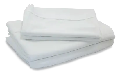 Clean Folded White Bedsheets