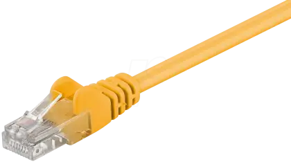 Yellow Ethernet Cable for Network Connections