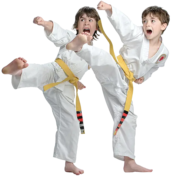 Karate Kids in Action