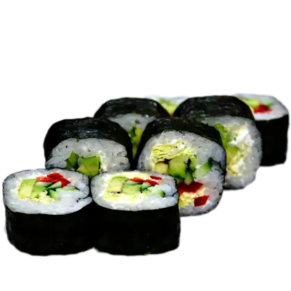 Vegetable Sushi Rolls Platter