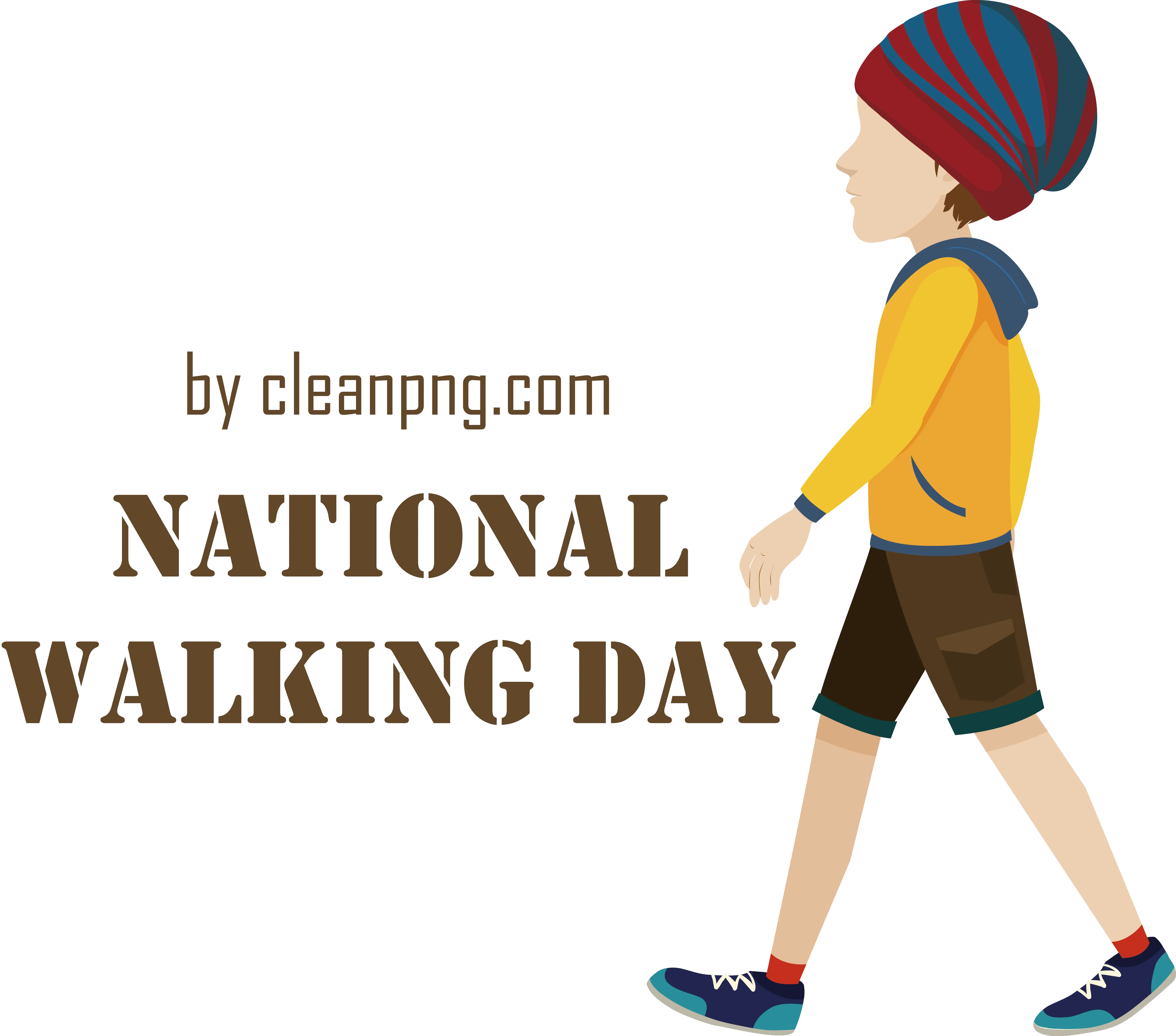 Person Walking for National Walking Day