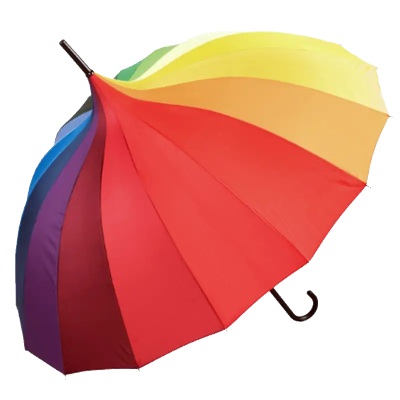 Multicolored Umbrella for Weather Protection