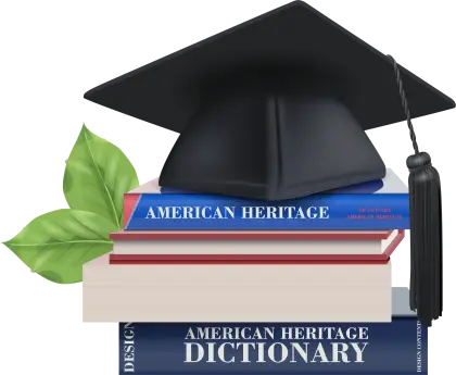 Graduation Cap on Stack of Books