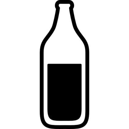 Outline Icon of Bottle