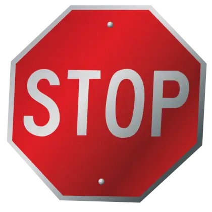 Red Stop Traffic Sign