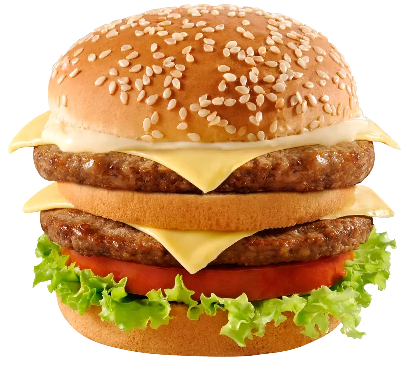 Delicious Cheeseburger with Fresh Lettuce and Tomato
