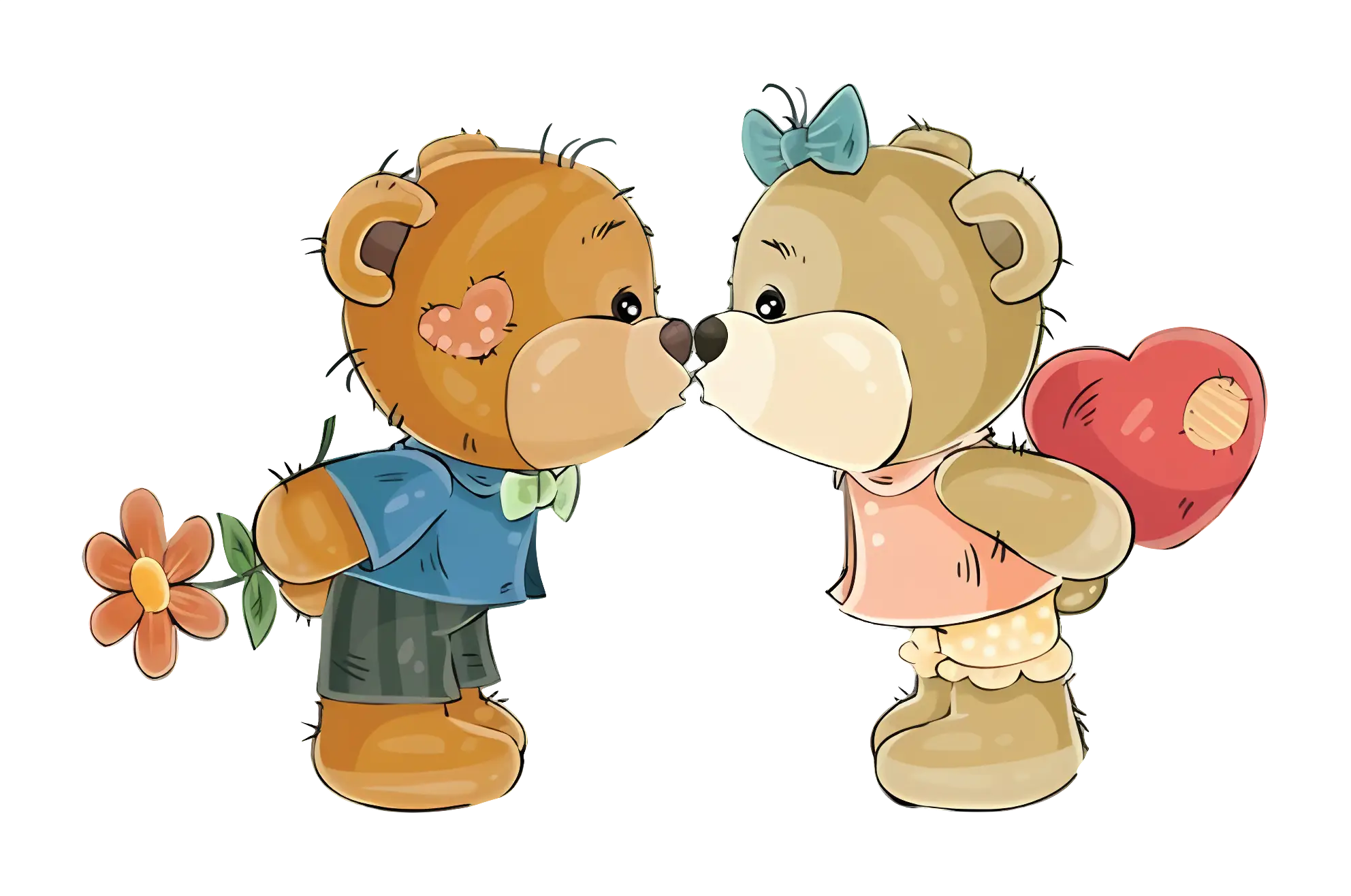 Teddy Bears in Love
