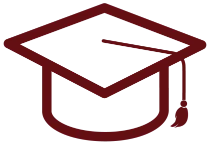 Graduation Cap Symbol for Education