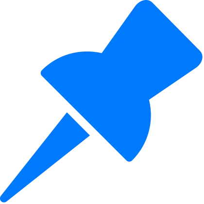 Blue Pushpin