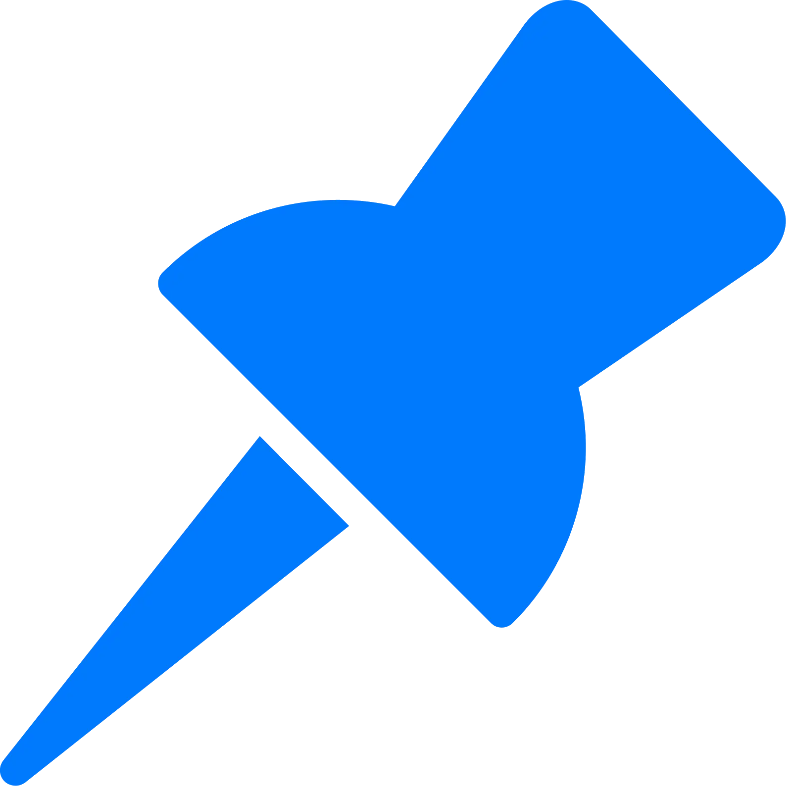 Blue Pushpin