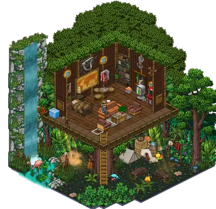 Charming Treehouse in the Forest