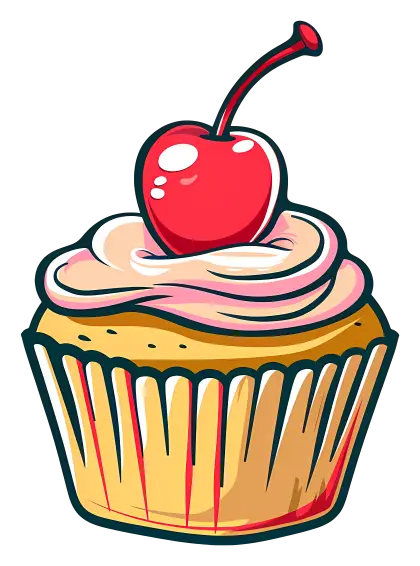 Cupcake with Cherry on Top