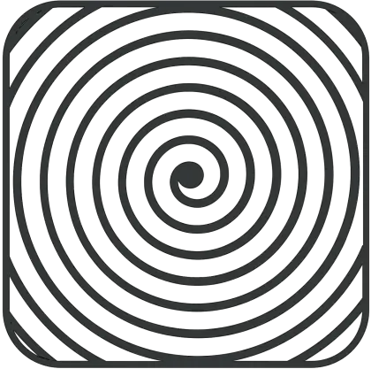 Abstract Spiral Pattern Icon