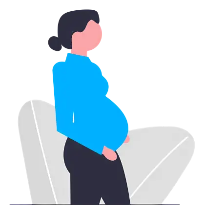 Pregnant Woman Illustration