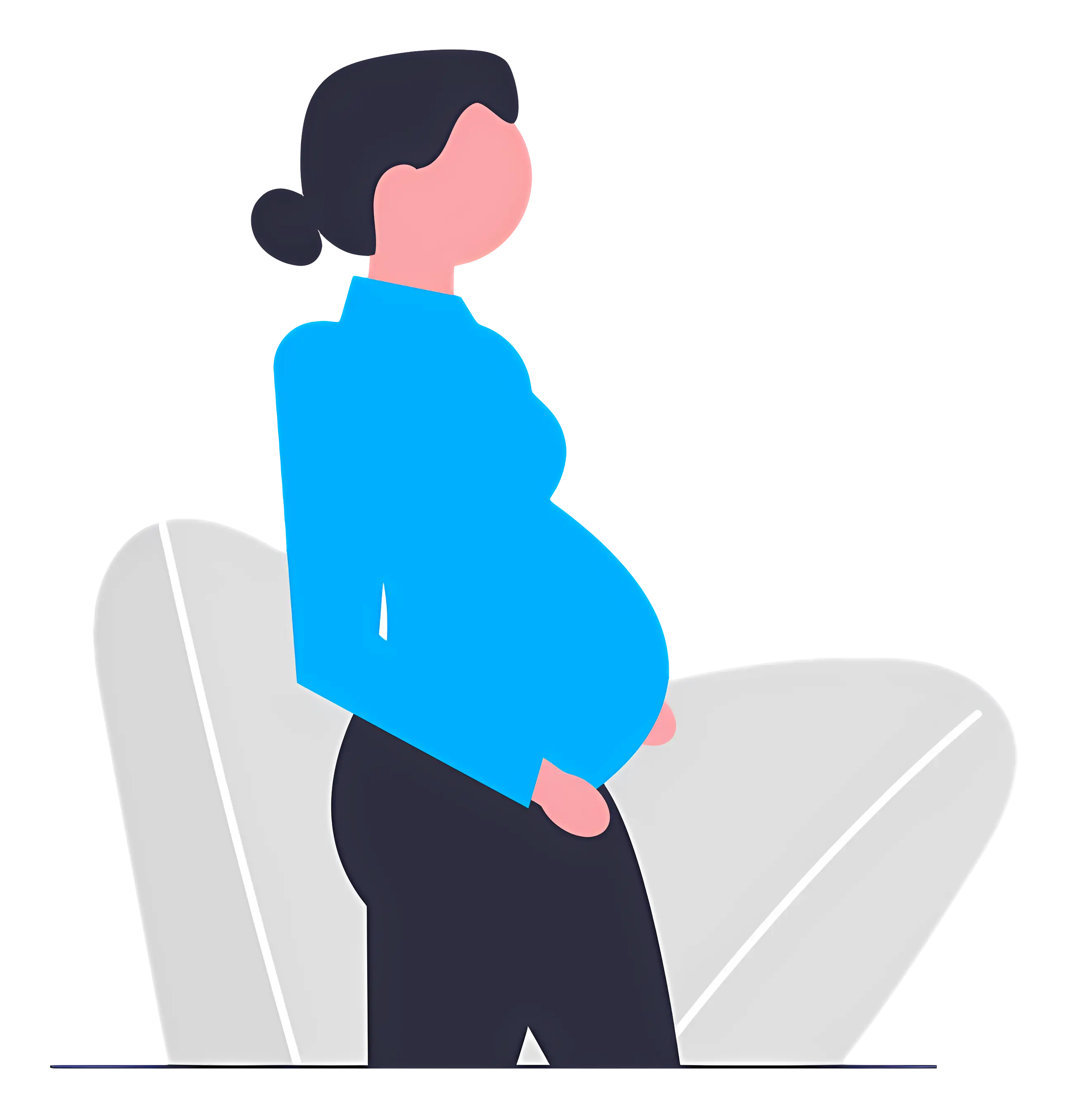 Pregnant Woman Illustration