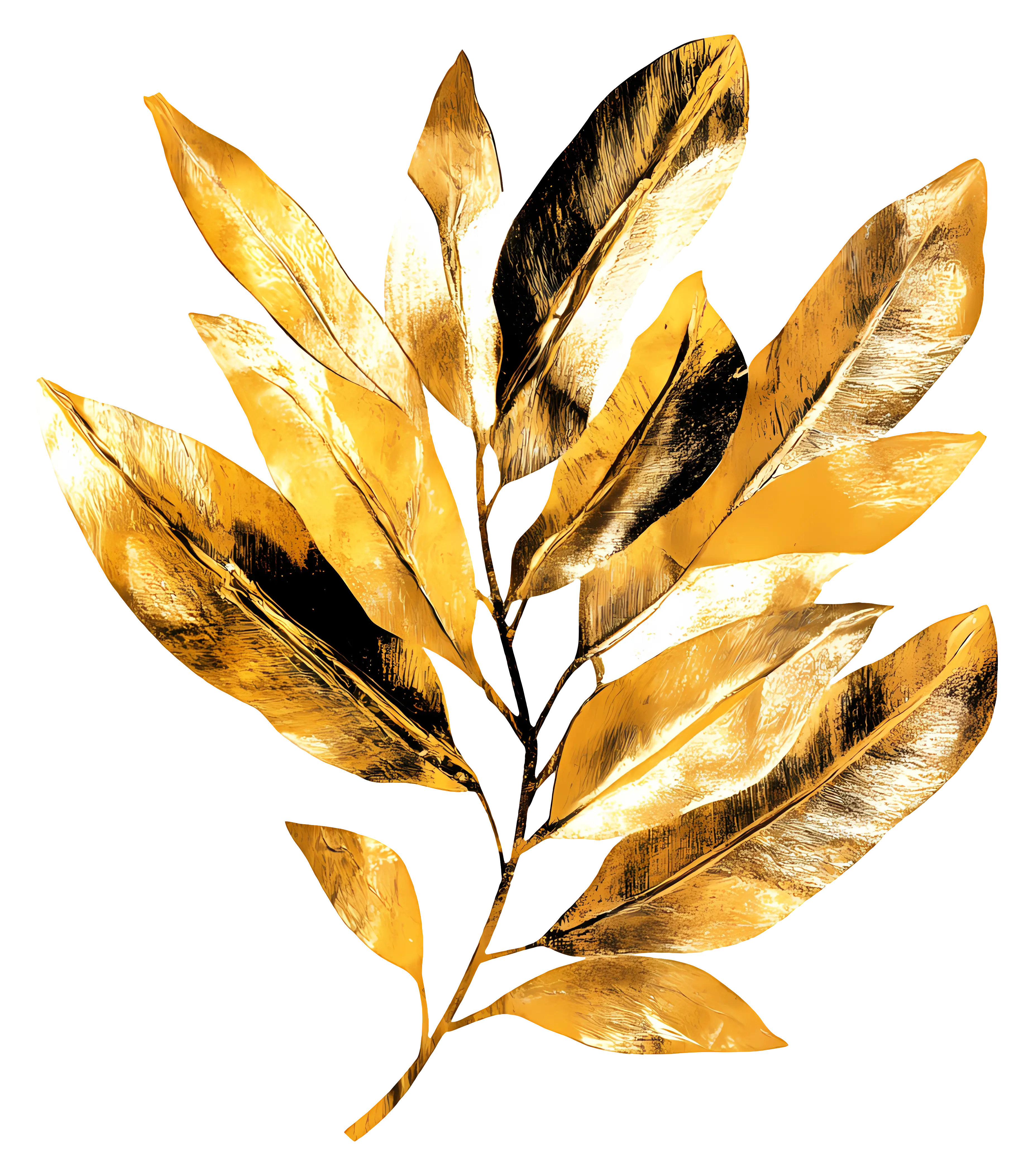 Decorative Golden Leaves