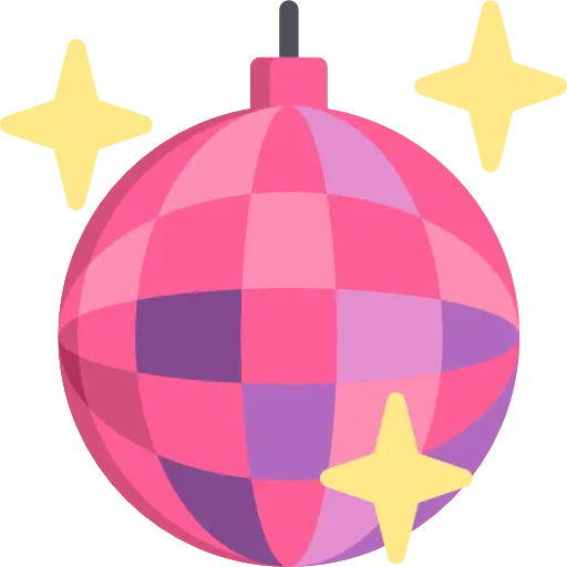 Pink Disco Ball for Party Decoration