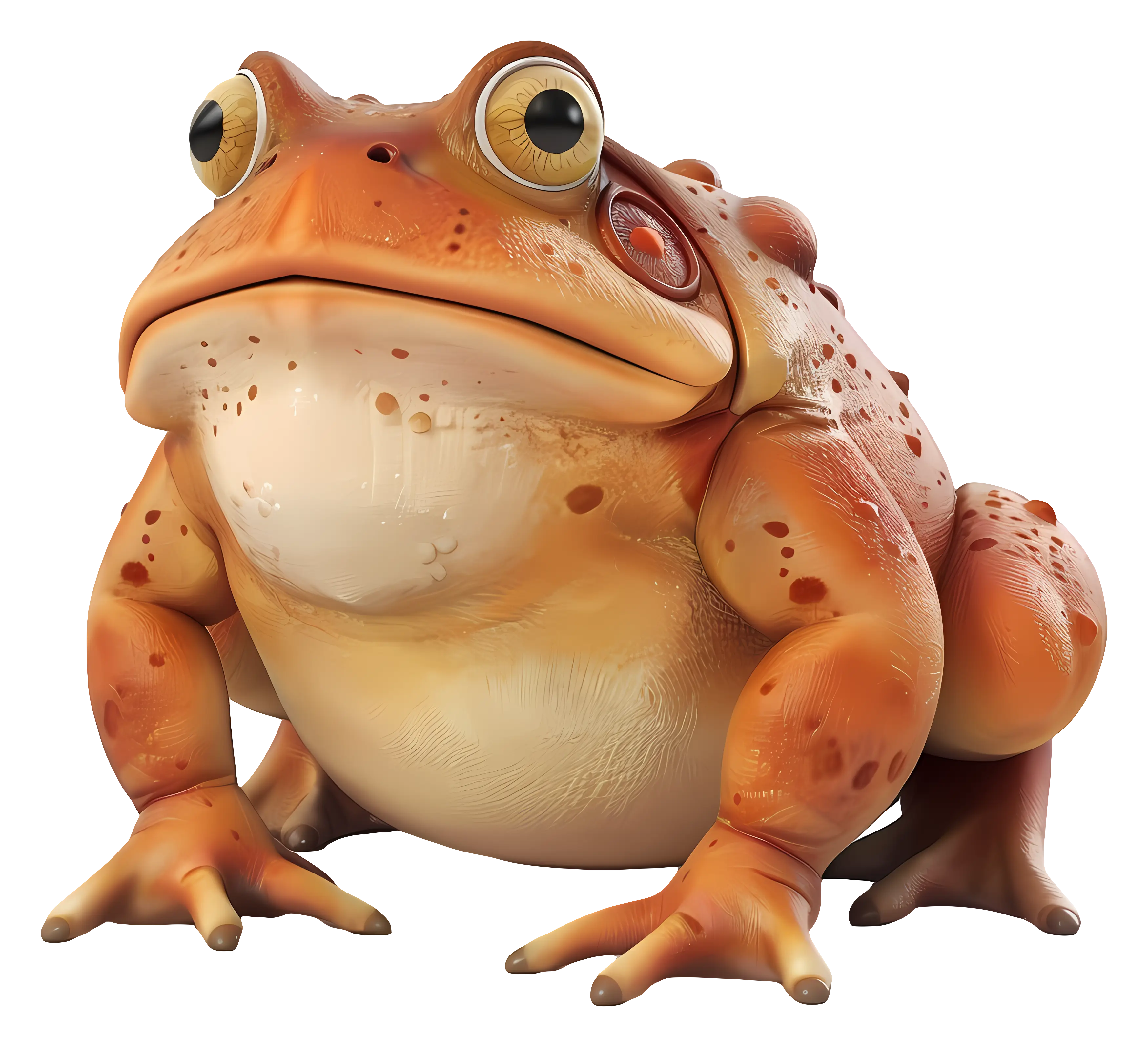Cute Green Frog