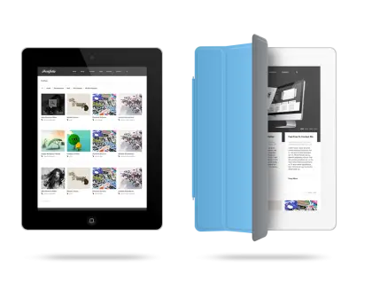 Modern Tablet with Cover