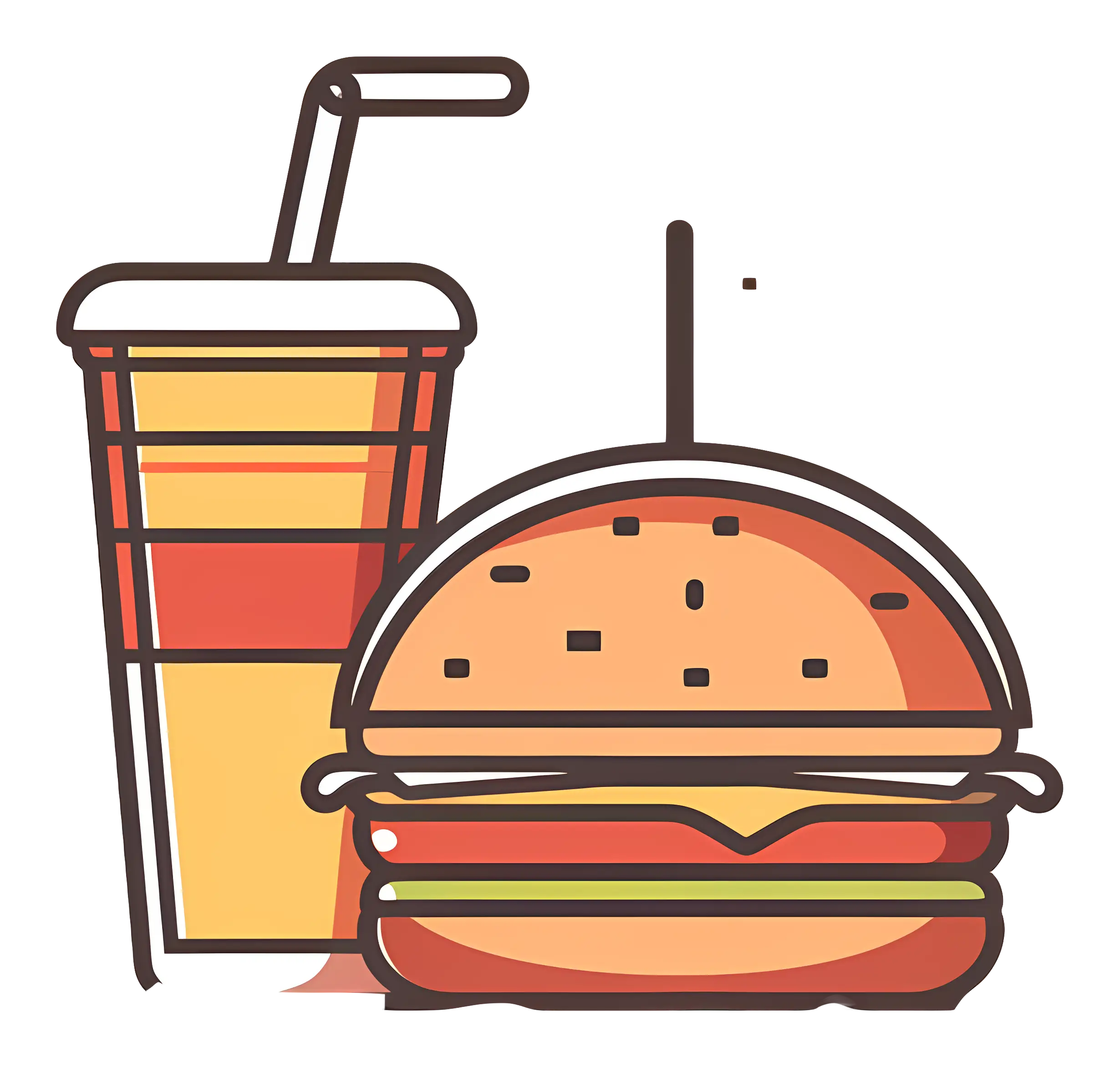 Burger and Drink Combo