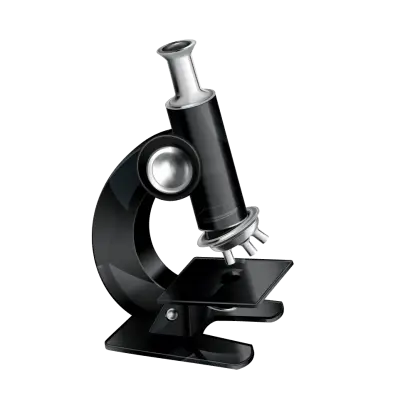 Black Microscope Illustration